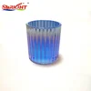 New Technic Jewellery Glow Painting in Blue Glass Tumbler /Cylinder Used for Candle Holders