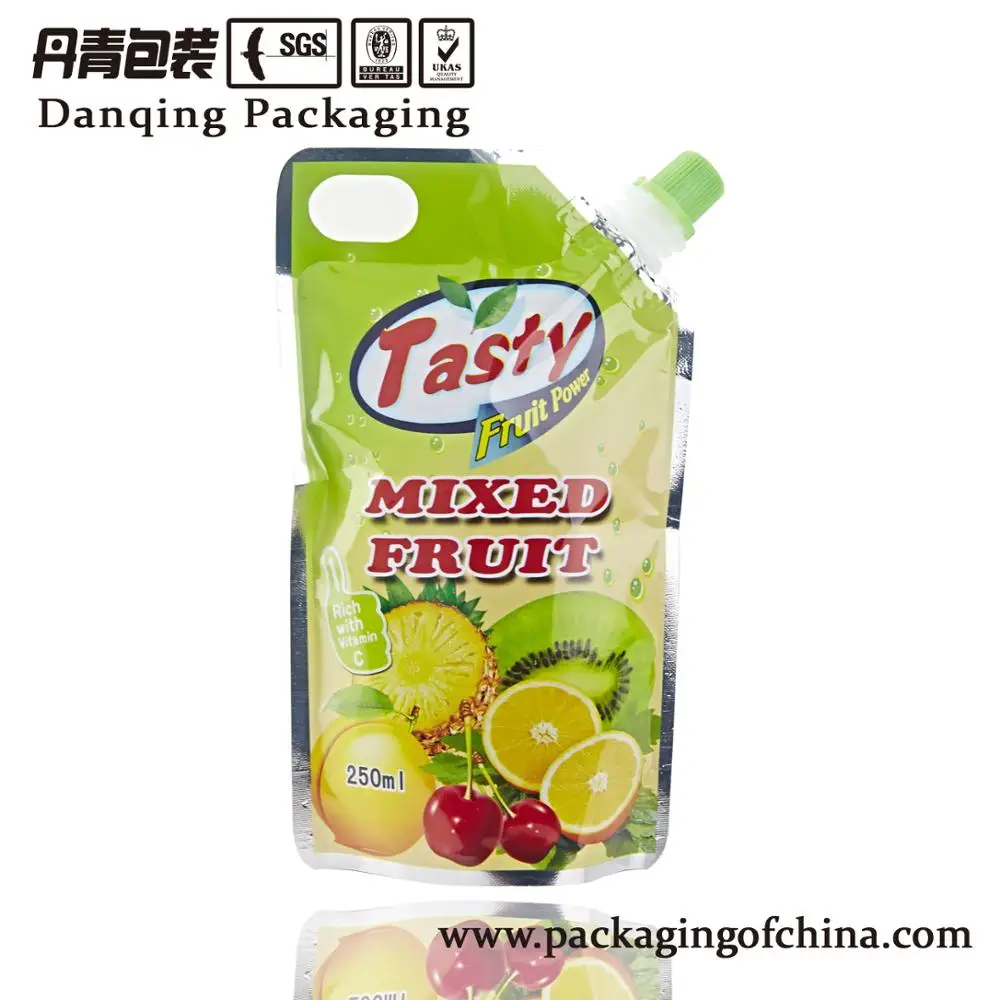 China DQ PACK Flexible Beverage Packaging Doypack For Juice Packaging
