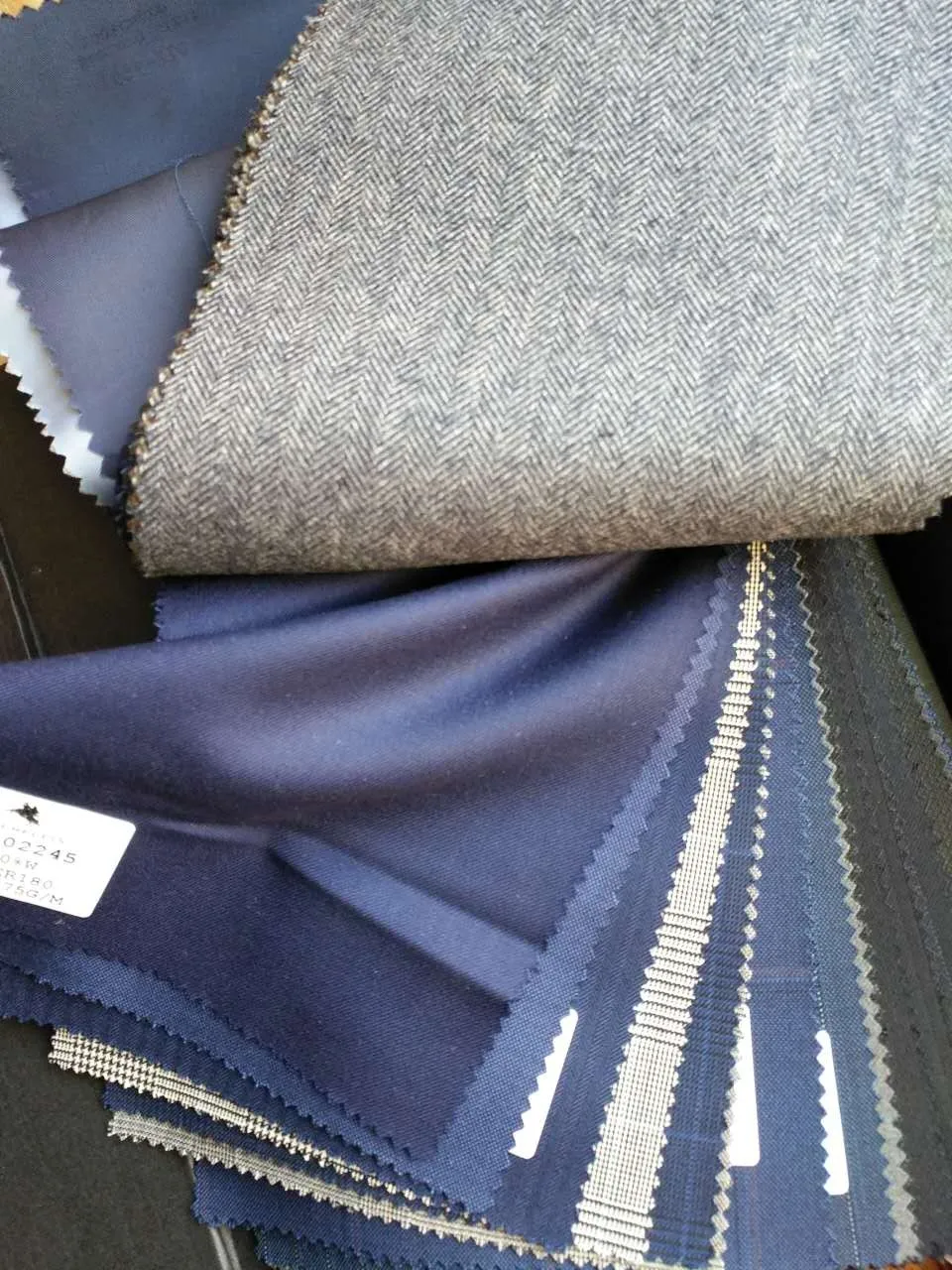 High Quality 100 Wool Material Super 120 Suiting Fabric For Stock ...