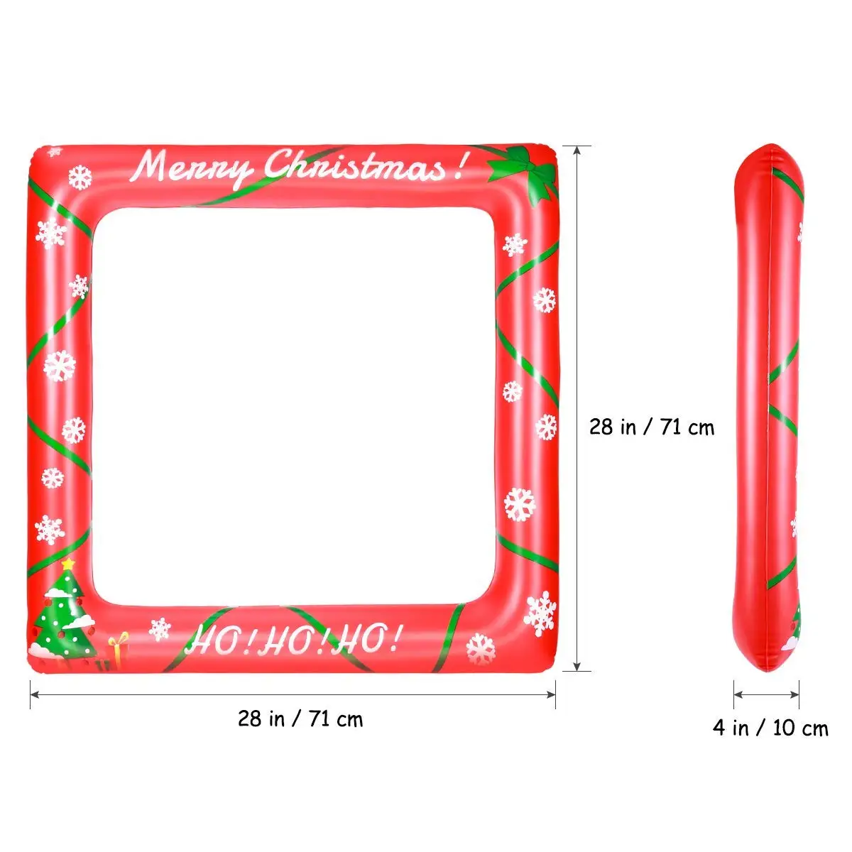 Christmas Inflatable Selfie Frame Picture Selfie Frame Funny Photo ...