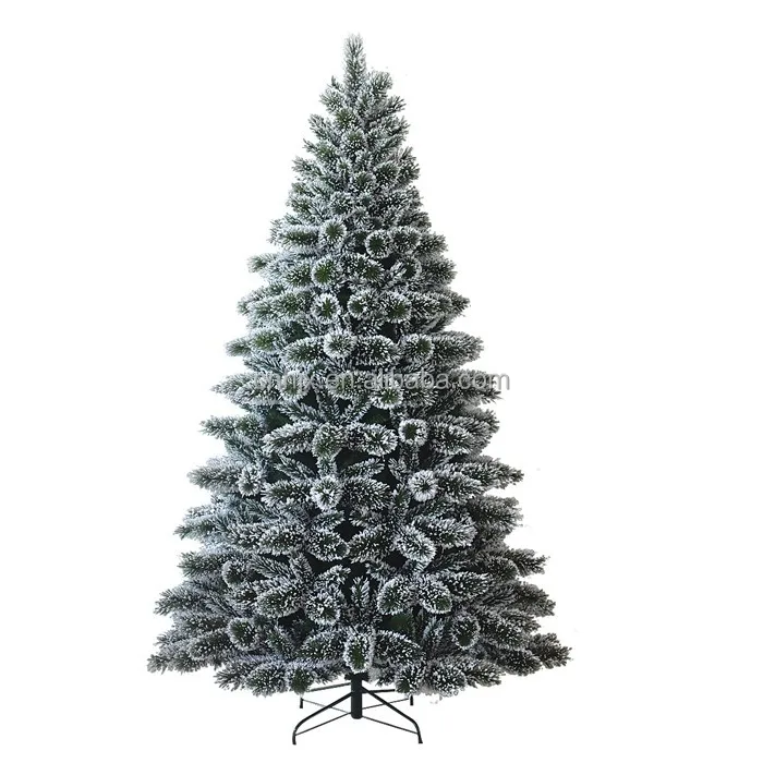 Besar Luar Putih Salju Pinus Jarum Pohon Natal Menghias 