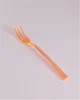 Mini Siver Coated Plastic Forks And Spoons,Disposable Plastic Metallic Cutlery