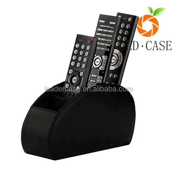 Leather Tv Remote Control Holder Case,Mobile Phone Holder,Desk