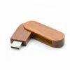 Personalized Swivel Wood usb drive Rotate Usb Memory stick 3.0 OEM 8gb Pendrive 32gb