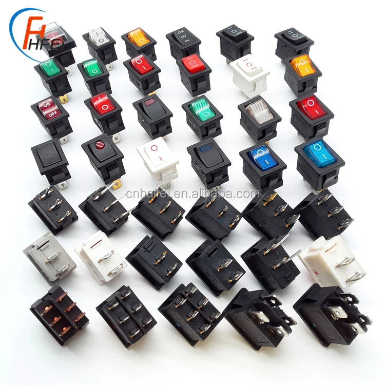 250v Rocker Switch T85 Kcd4-201n Double Throw 30a Large Current Dpst On ...