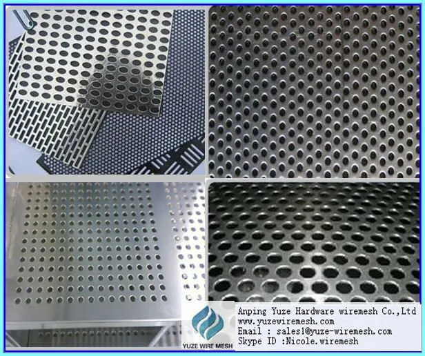 Round Hole Perforated Plate/perforated Metal Plate - Buy Perforated ...