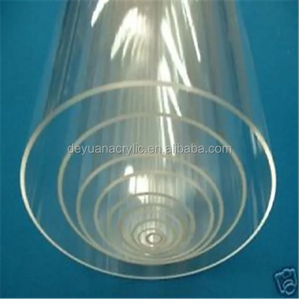 Custom Size Clear Hollow Acrylic Tube/clear Round Acrylic Tube Buy