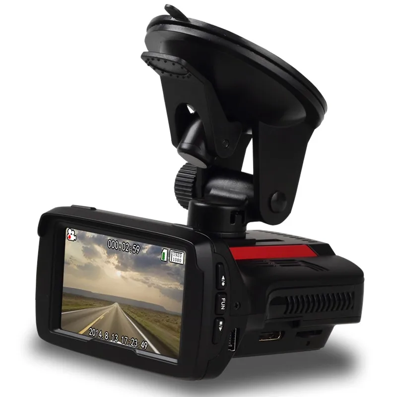 Ambarella Cam Full Hd Combo Dvr & Radar Detector Car Dash Camera With