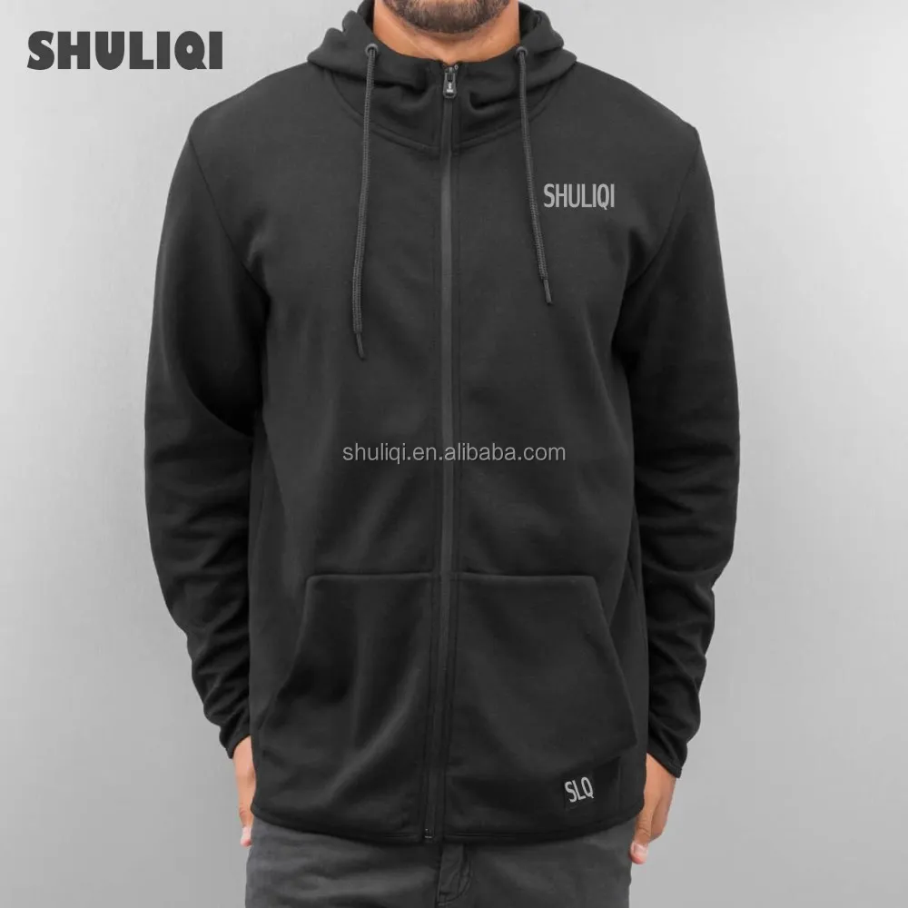 New 2016 Blank Zip Up Grey Hoodies 100 Cotton Hoodie Printed Logo On