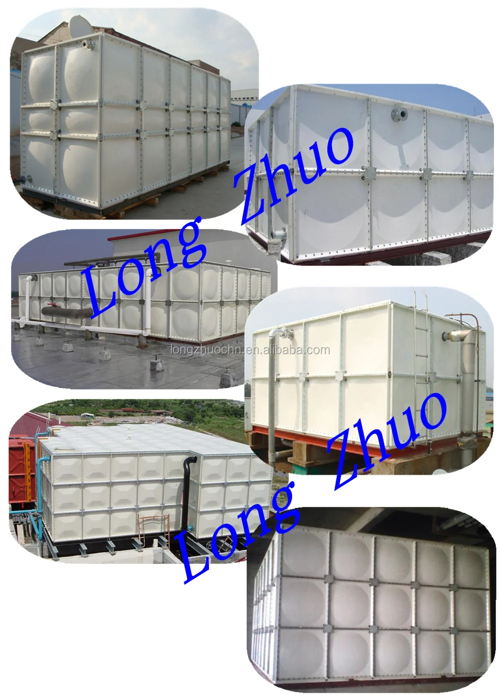 What are some types of 1000-liter water tanks?