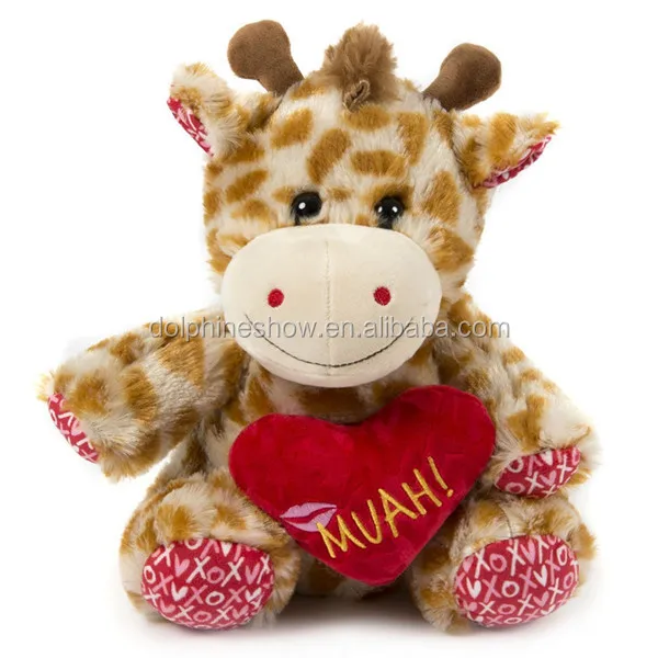 valentine giraffe stuffed animal
