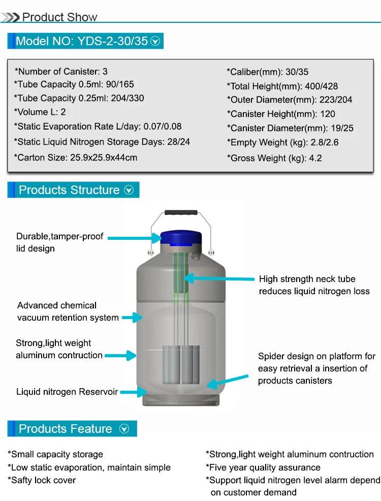 portable sperm frozen semen tank