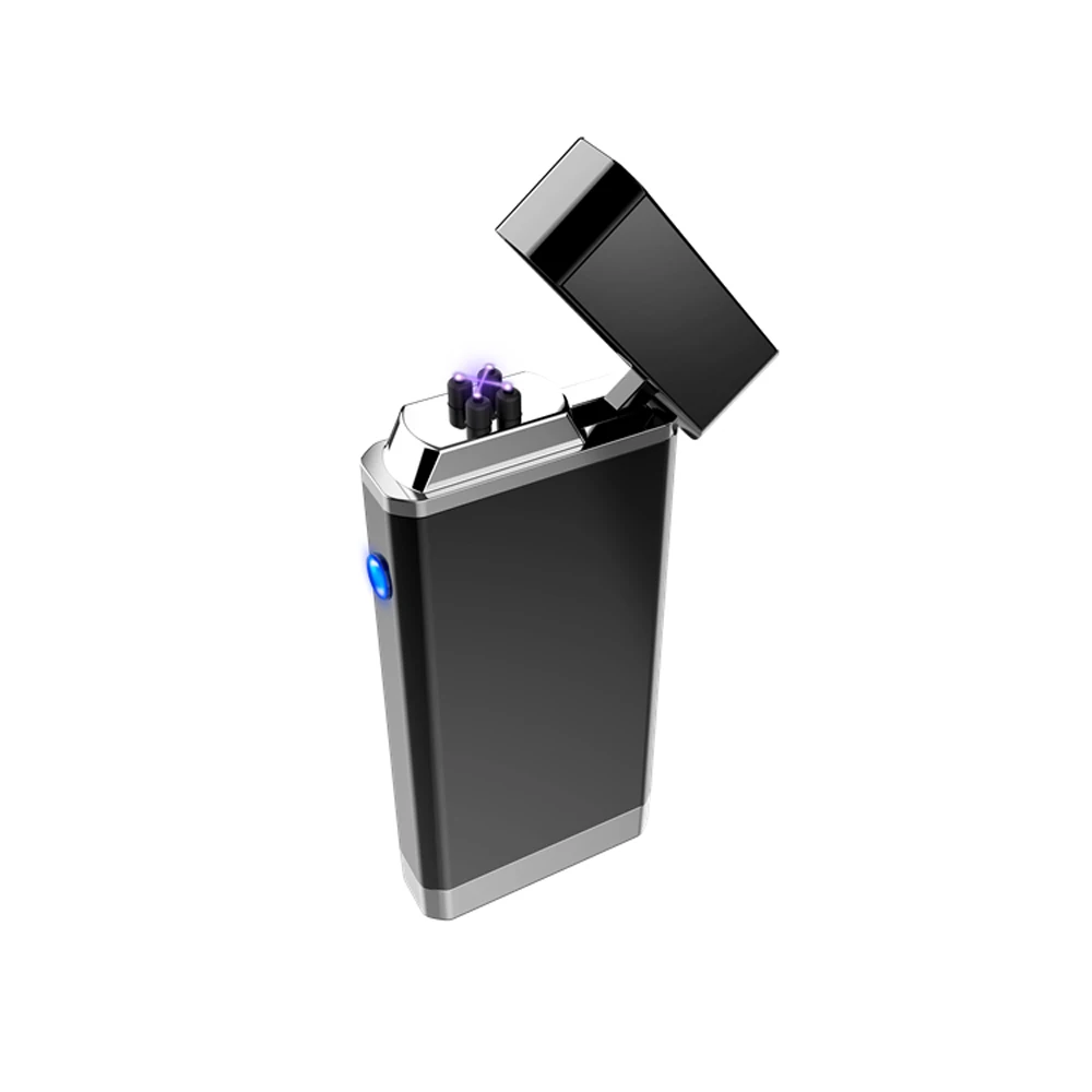 Real Double Arc Metal Lighter With Mini Spy Camera Portable 1080p