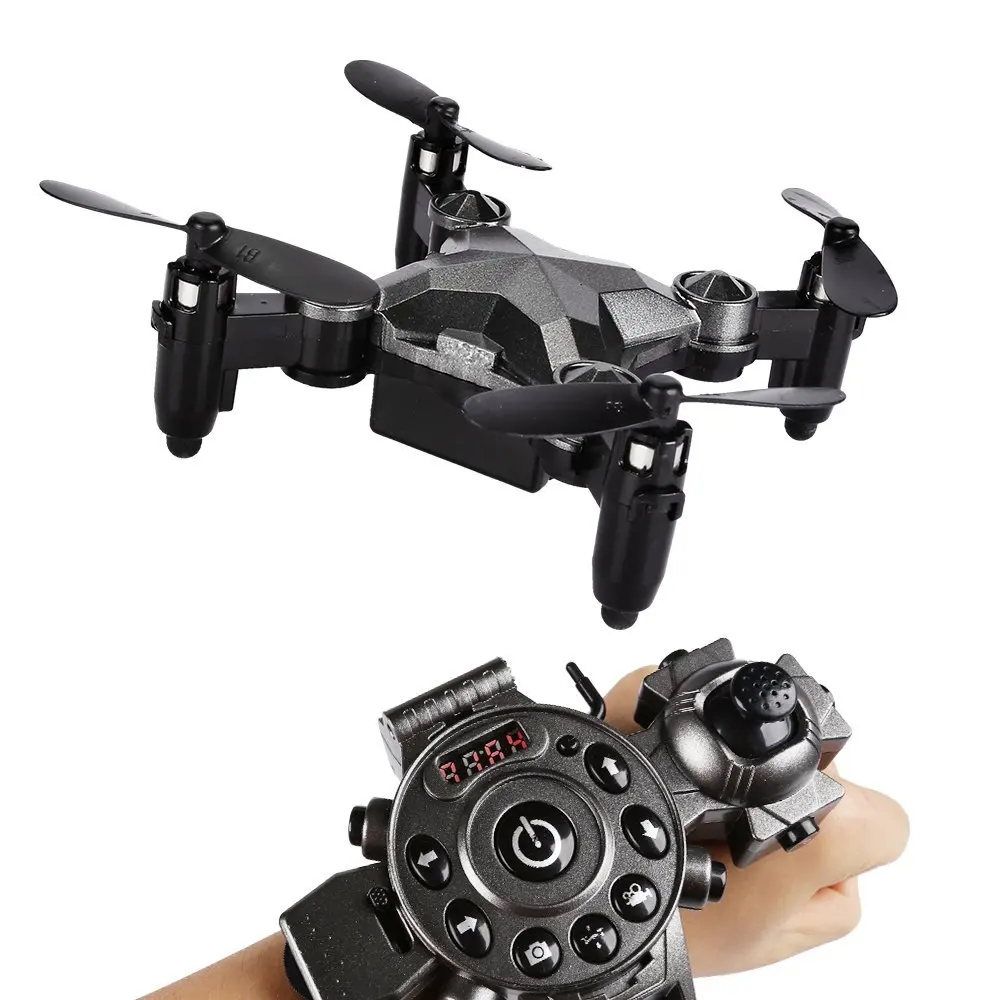 Hot sale! Foldable watch drone mini nano quad with hd wifi camera pocket quadcopter DH-800