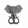 Cast iron rust elephant decorative door knockers