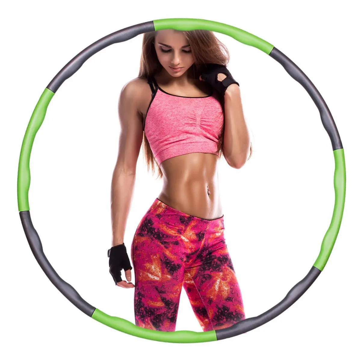 how to use a weighted hula hoop