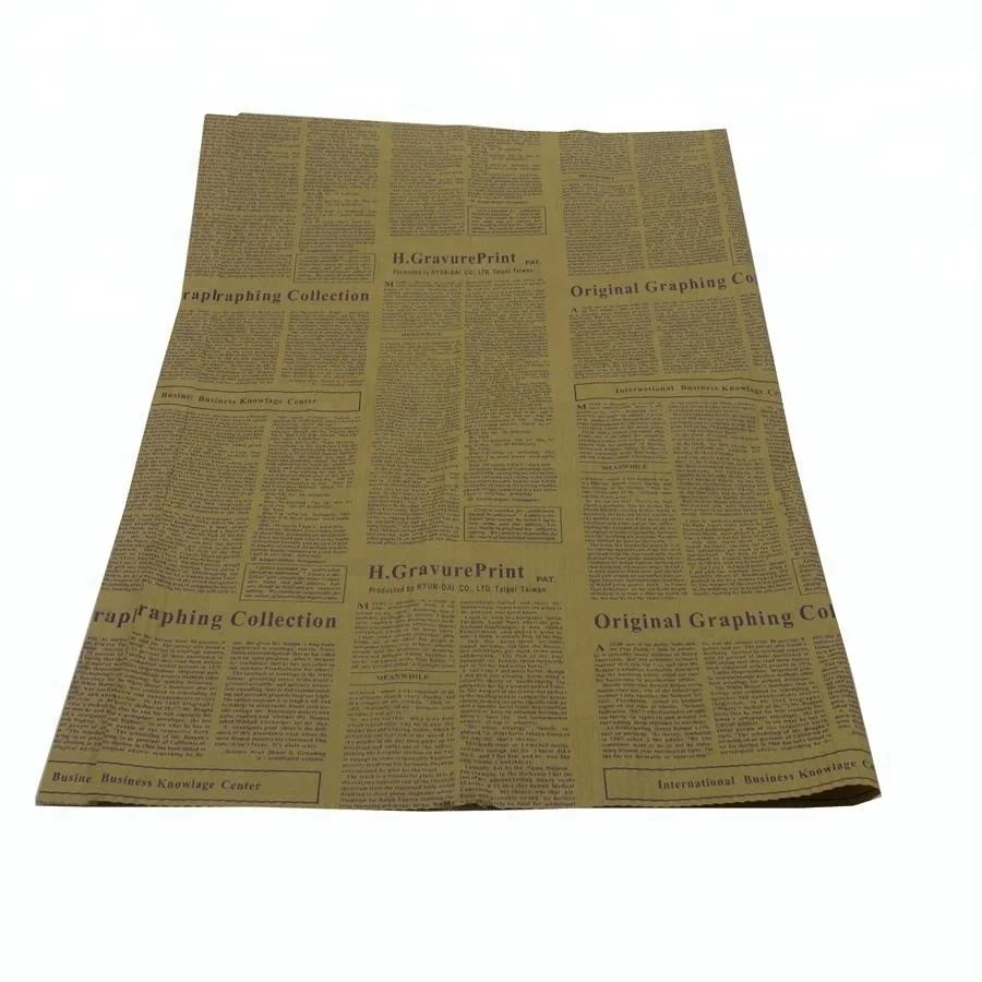 Custom Printing Newspaper Gift Packaging Wholesale Buy Recycler Old