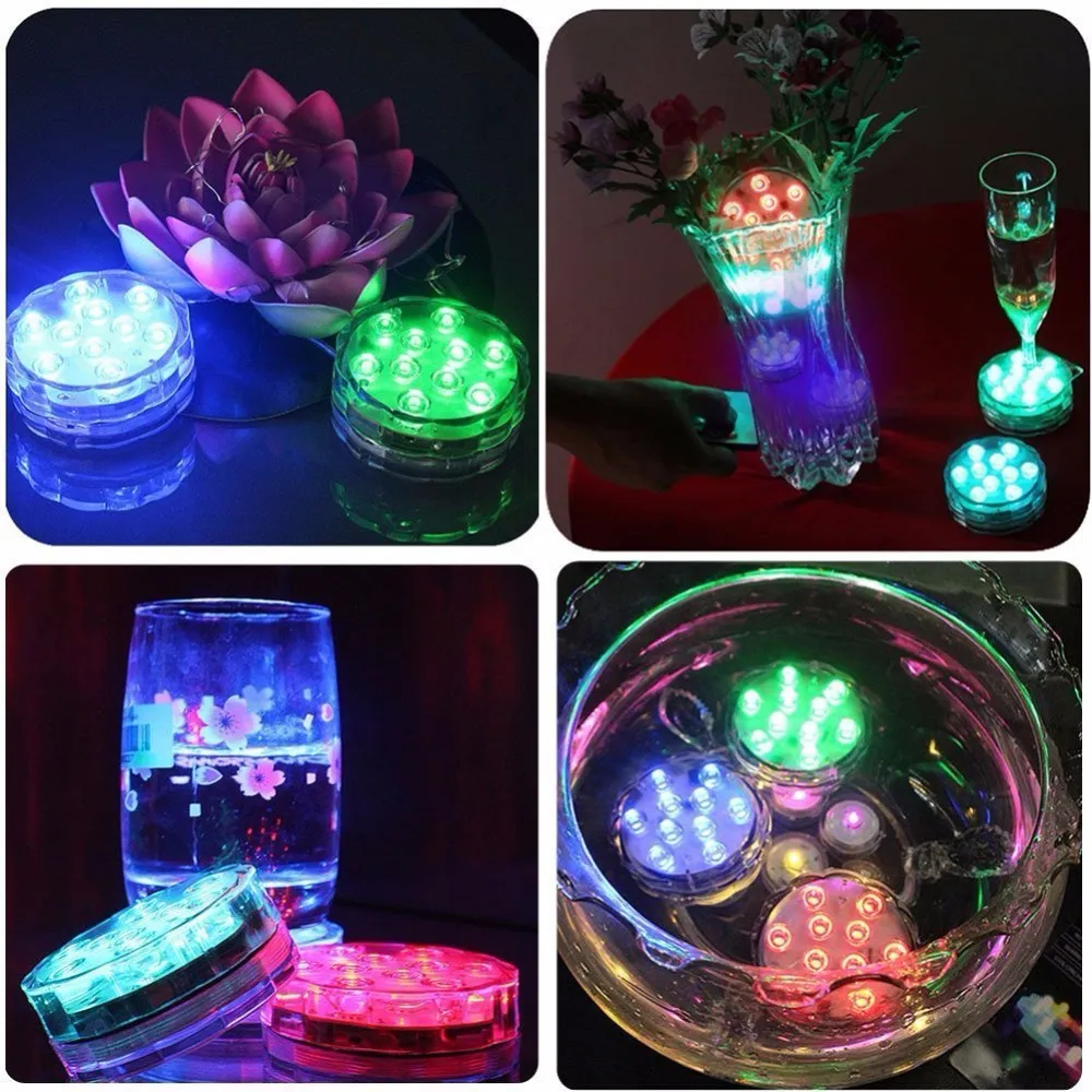 Bn Wireless Underwater Waterproof Swimming Pool Color Decoration