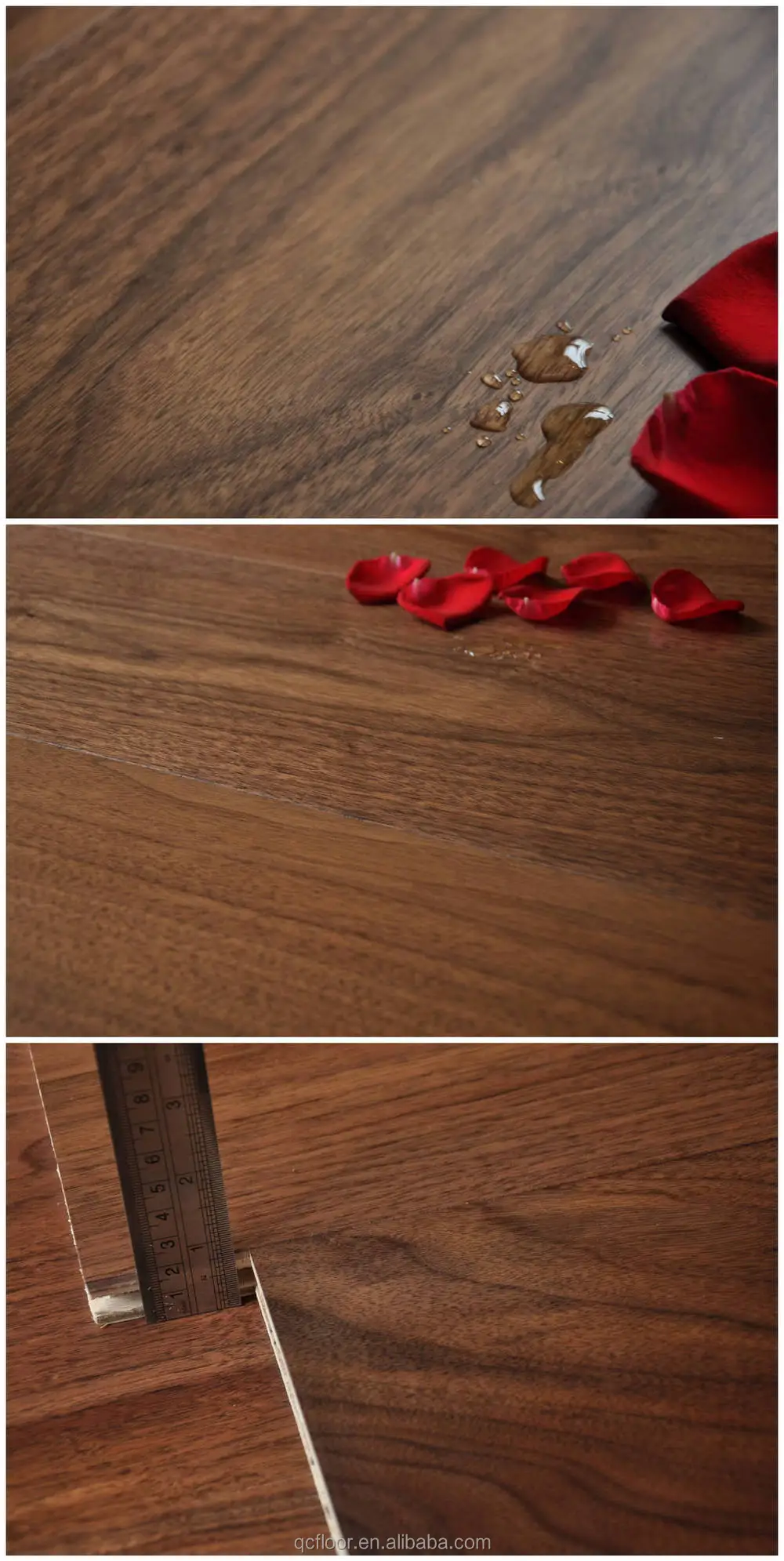 Gran Tablón De Baldosa De Madera De Nogal/precio Del Piso De Nogal