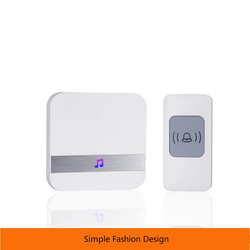 High Quality Fashional 52 Music Loud Wireless Ring Doorbell,Dingdong Chime Doorbell