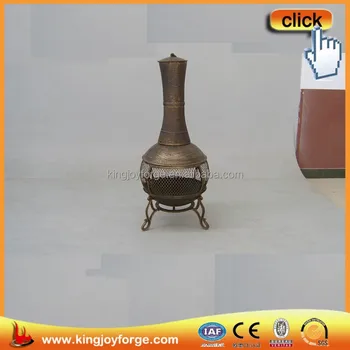 Western Basket Cast Iron Chiminea Mexican Chimenea Outdoor Spark