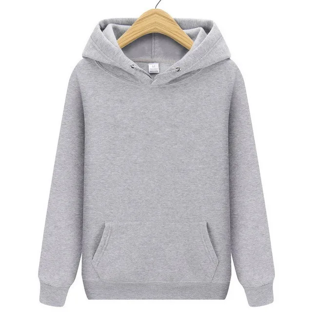 Wholesale Blank Grey Hoodie Unisex Hooded Sweatshirt Blank - Buy Grey ...