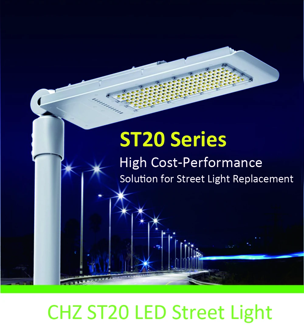 High quality 20w 35w 50w 60w 90w 120w led streetlight street luminaires with Ce Rohs