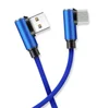 Bofan Factory High Quality Double Elbow Braid Quick Charging Tpye C Usb Cable For Android Game