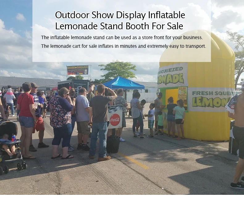 Good Quality Lemonade Stand Inflatable Lemonade Kiosk Lemonade Booth