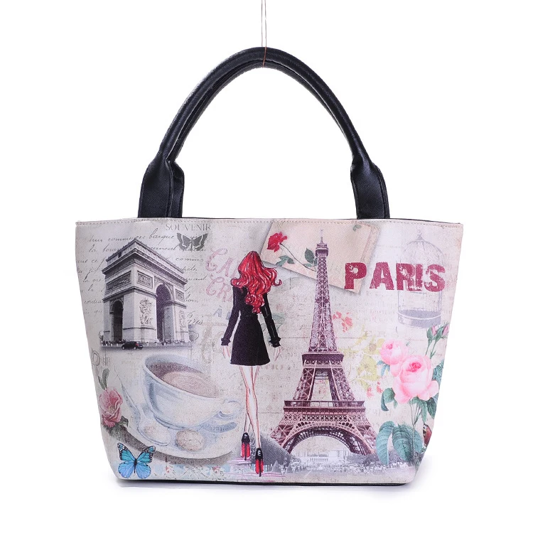 New Fashion Paris Souvenir Tote Bags For Women - Buy New Fashion Bags ...