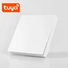 Home hotel wireless App remote control smart zigbee wall switch 86x86mm touch switches work with Tuya gateway