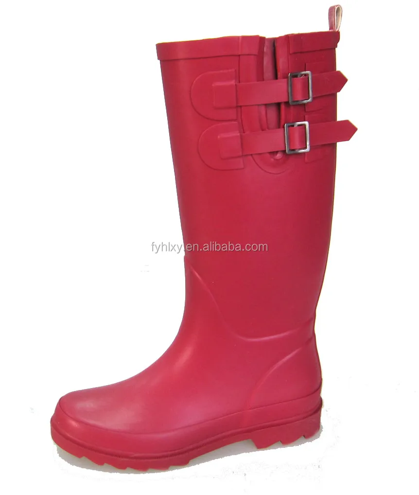 plain rain boots