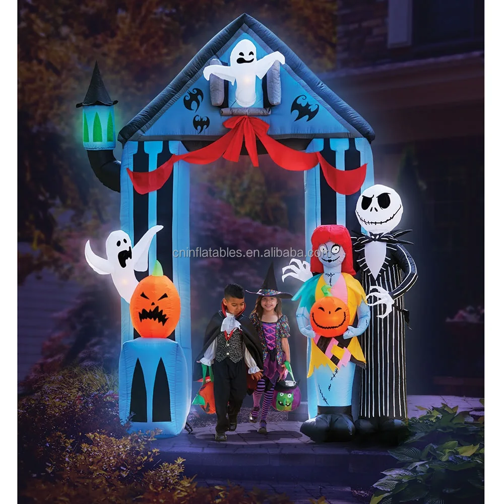 Before Christmas Jack Skellington And Sally Halloween Archway