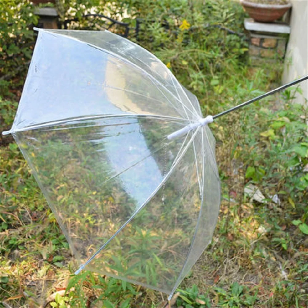 clear plastic umbrella hat