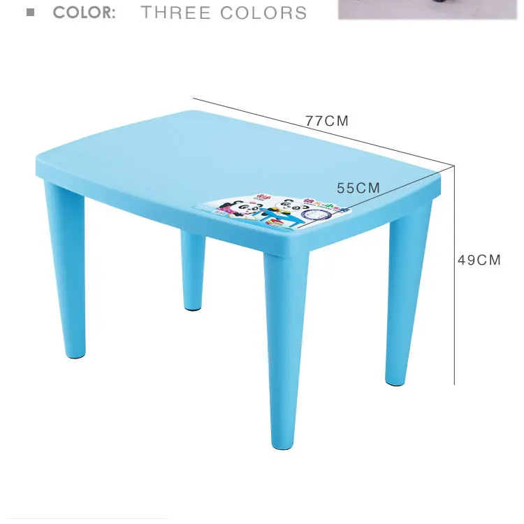 Plastic Folding Table Plastic Dismountable Children Study Desk