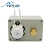 YWfluid automatic 12v dc motor chemical laboratory dosing hand water Peristaltic Pump with button
