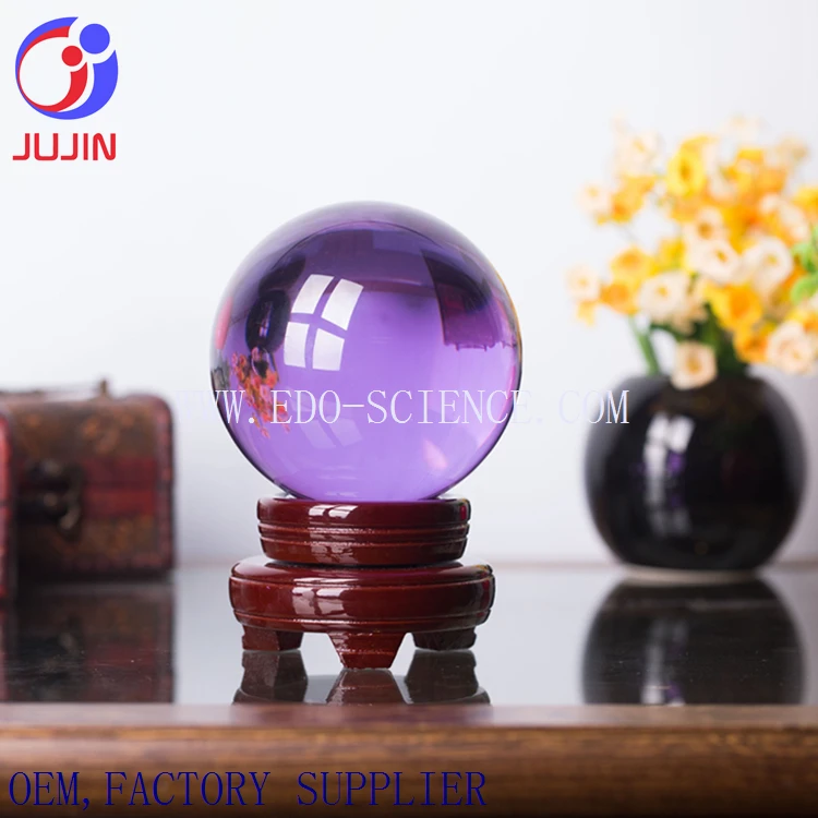 Purple Crystal Sphere Glass Ball for Home Decoration (4)49