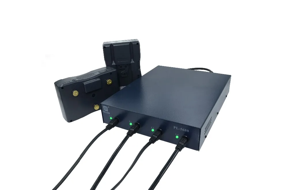 universal Quad-channel Li-ion Battery Charger for broadcast camera battery