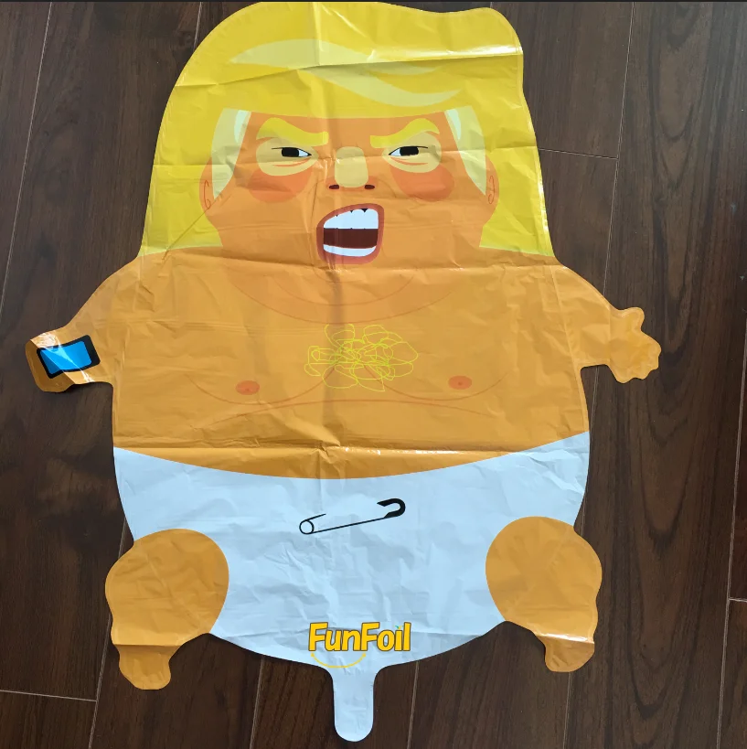 Inflatable Trump Baby Foil Balloon Buy Trump Baby Balloon,Trump Baby