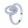 funky girl jewelry white gold plated silver rings from china