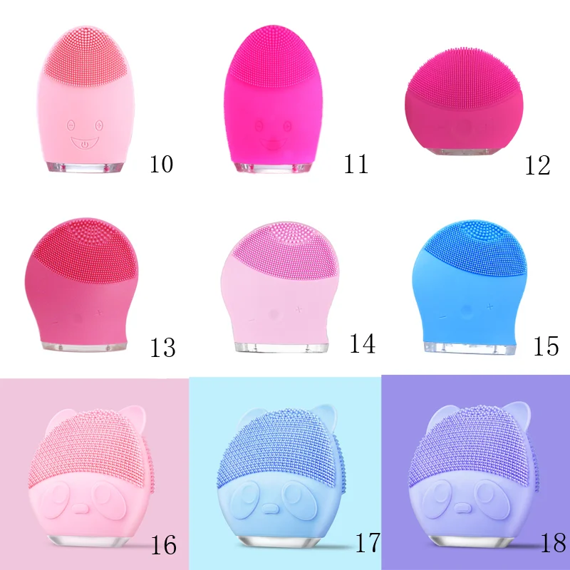 Beauty Product Manufacturing Custom Silicone Facial Cleansing Brush