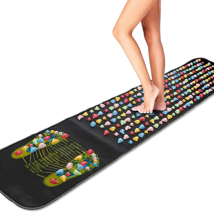 China manufacturer wholesale different design pebble fitness foot massage mat with good price