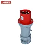 IP44 400V 63A 5 Pin Waterproof Industrial Red Electrical Plugs and Sockets