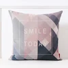 Home decorative flame retardant pillow flag throw print pillows