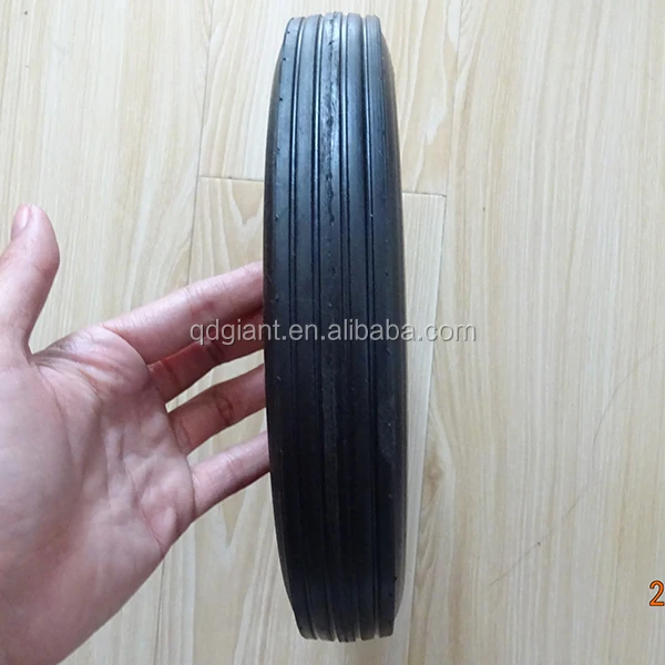 10"x1.75" Semi-hollow rubber wheel