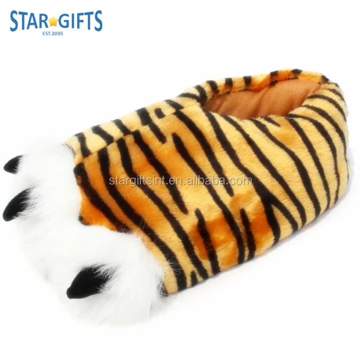 tiger paw slippers