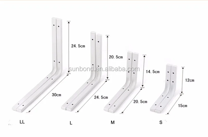 Metal Wall Hanging Removable Adhesive Shelf Bracket Buy Adhesive