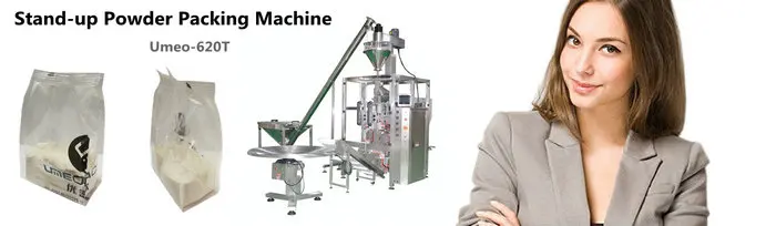 UMEOPACK China competitive advantage CE certification automatic 2kg stand up bag packaging pouch powder filling packing machine