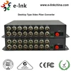 New Desktop Type 16ch Video Fiber Converter