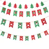 Christmas Gifts Manufacturer Wholesale Christmas Pull Flag Outdoor Window Wall Christmas Pull Flag Decorations